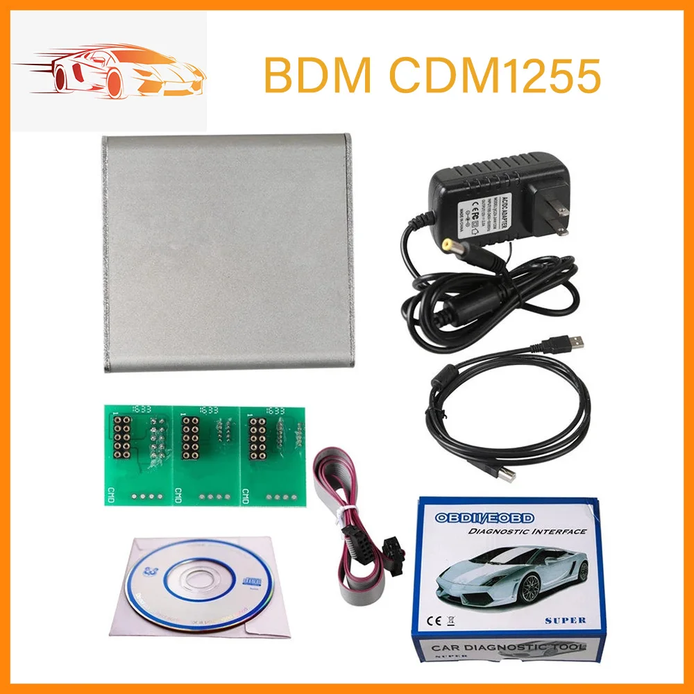 

BDM100 CDM1255 ECU Programmer Chip Tuning Tool OBD2 Auto Diagnostic Tool With Adapter ECU Chip Work With BDM Frame Adapters