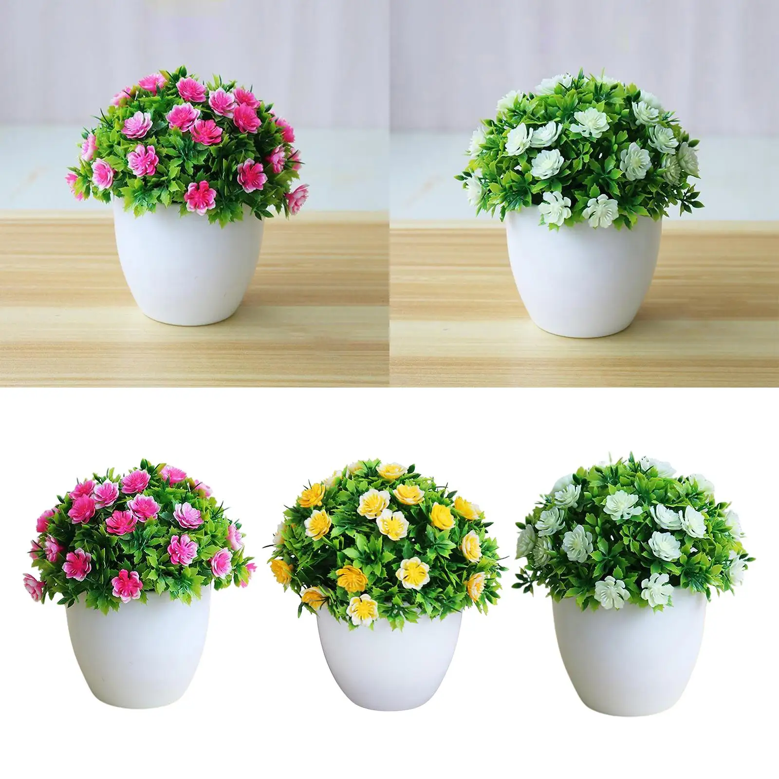 False Faux Fake Artificial Flower Plants Decorative with Pot Garden Home Office Table Party Decor
False Faux Fake Artificial Flower Plants Decorative with Pot Garden Home Office Table Party Decor