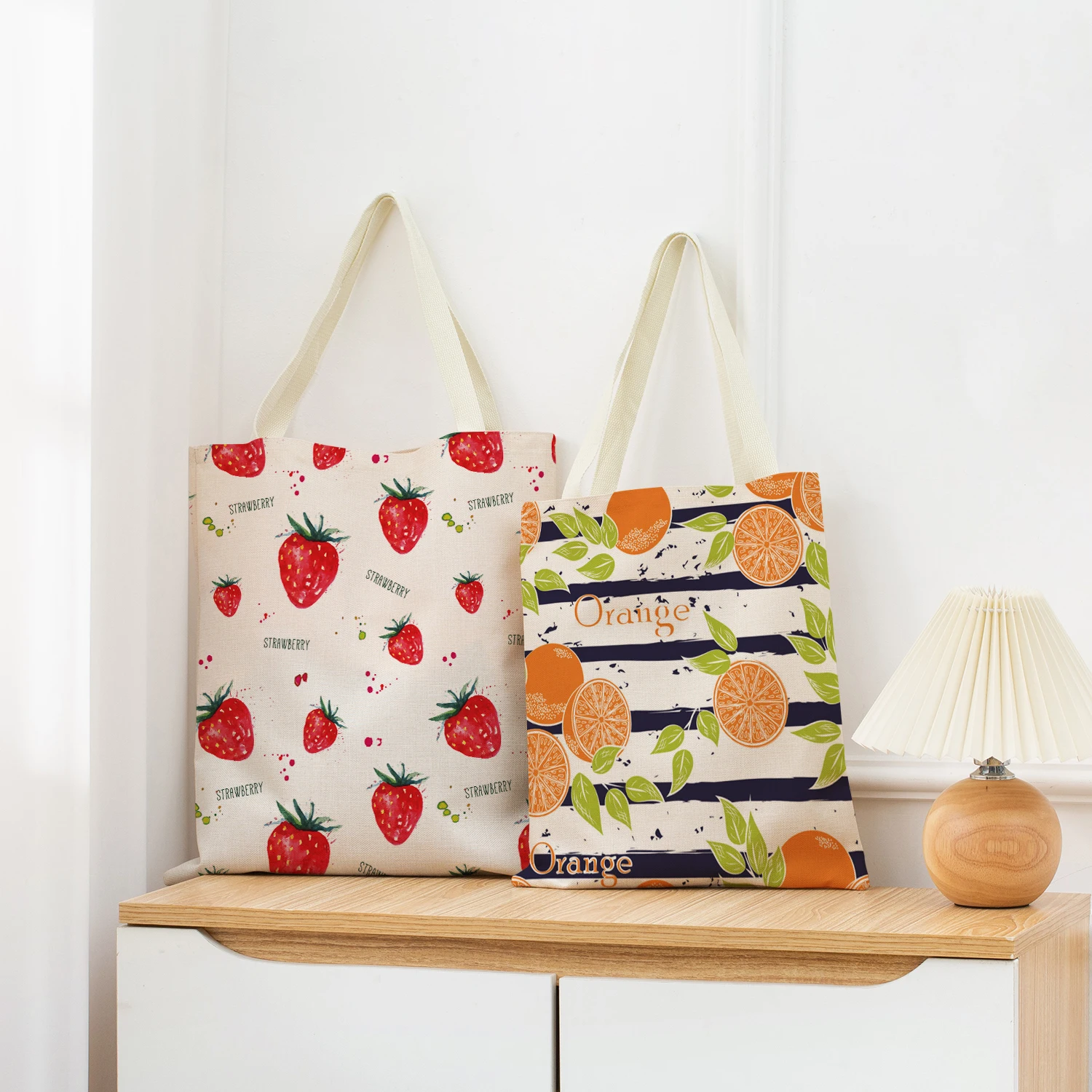 Cartoon Fruit Strawberry Pineapple Double Sided Print Eco Market Shopping Bag Outdoor Foldable Portable Convenient Storage Tote
Cartoon Fruit Strawberry Pineapple Double Sided Print Eco Market Shopping Bag Outdoor Foldable Portable Convenient Storage Tote