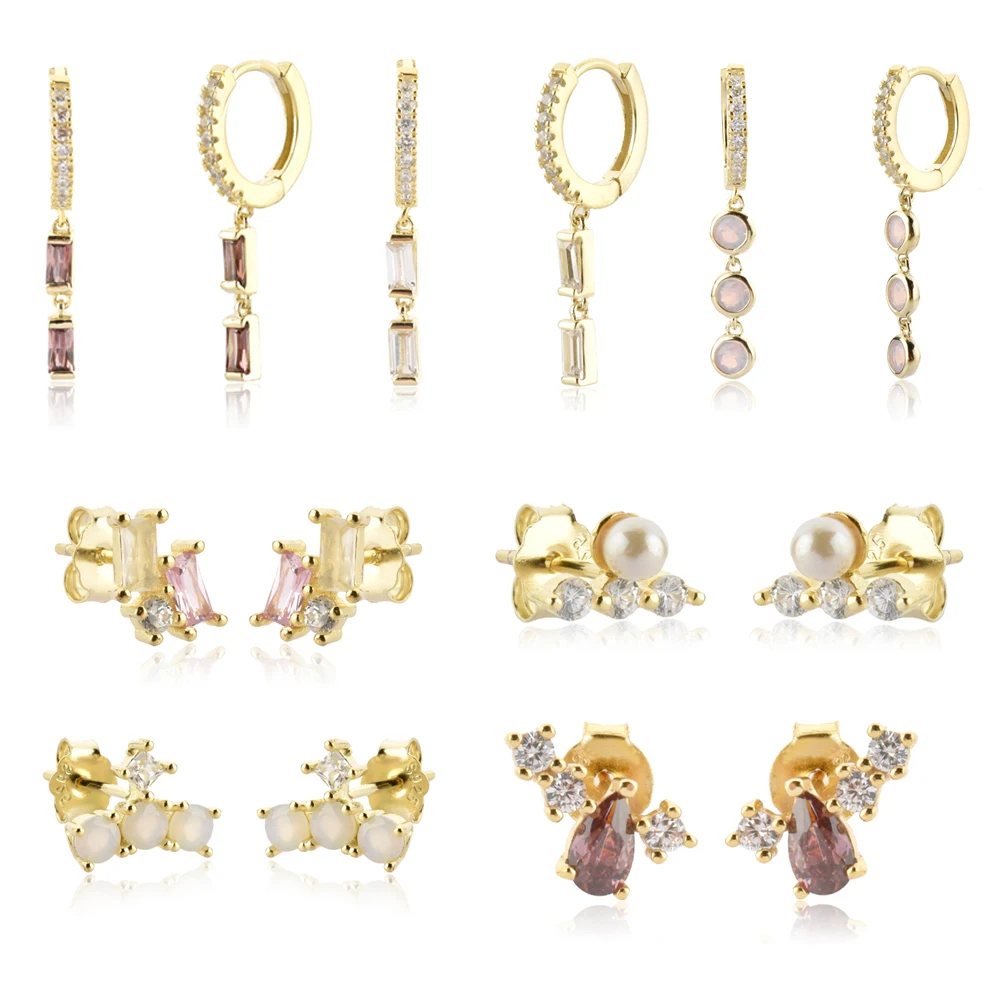 Sterling silver Gold Dangle Earring Studs Hot Selling Bohemia For Women Fashion Party Trending Accessories The Same Earring Gift
Sterling silver Gold Dangle Earring Studs Hot Selling Bohemia For Women Fashion Party Trending Accessories The Same Earring Gift