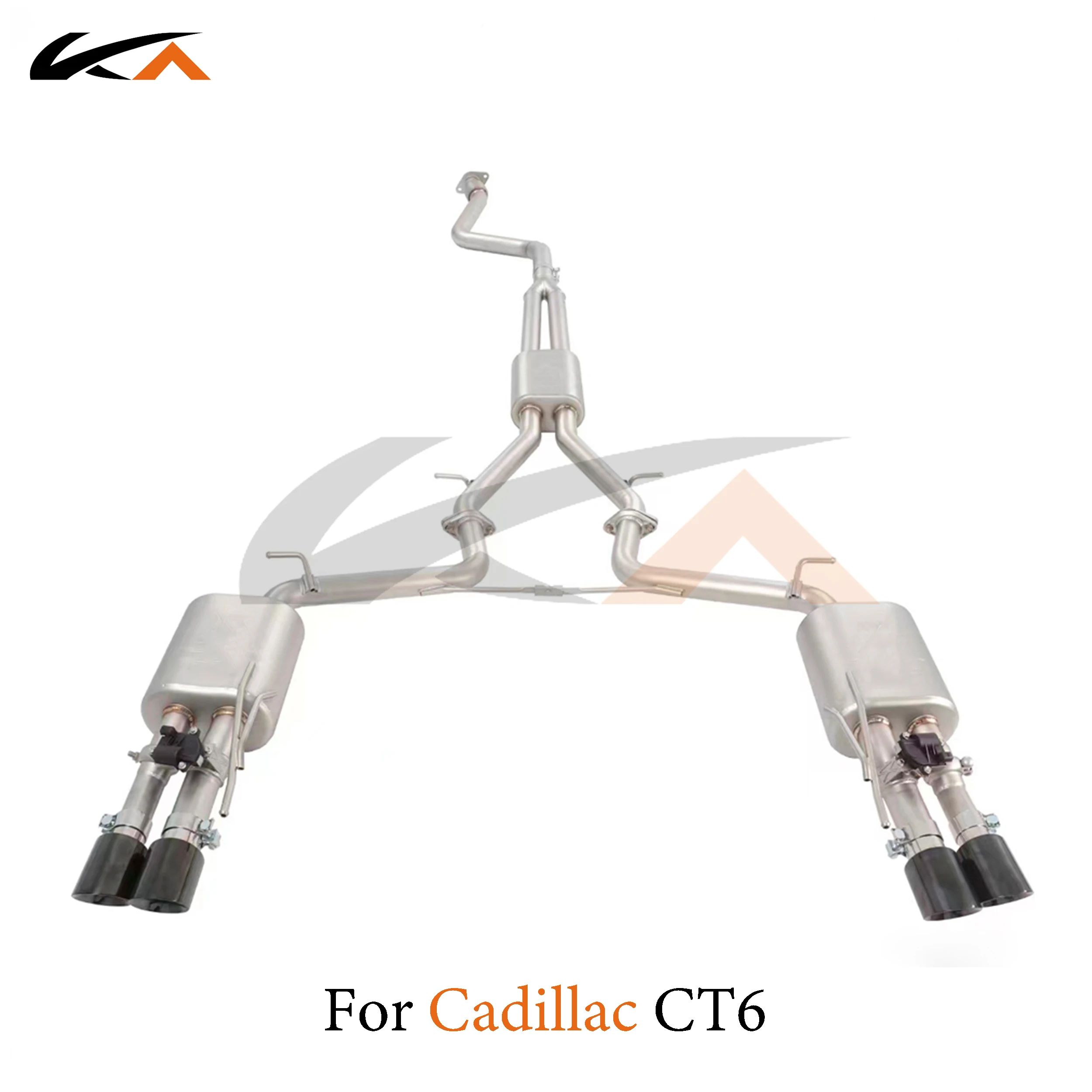 Выхлопная система KA тюнинг из нержавеющей стали catback для Cadillac CT6 запасные части