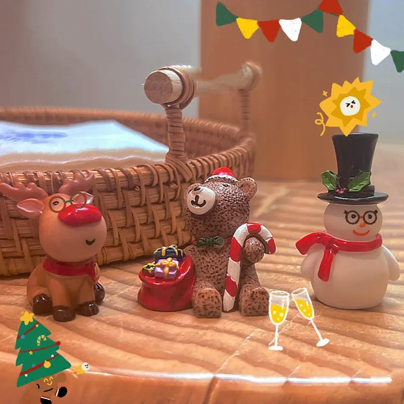 Blind Box Guess Bag Christmas Cartoon Animals Cute Creative Figures Elk Bear Snowman Dolls Children Festival Gifts Decor Models
Blind Box Guess Bag Christmas Cartoon Animals Cute Creative Figures Elk Bear Snowman Dolls Children Festival Gifts Decor Models