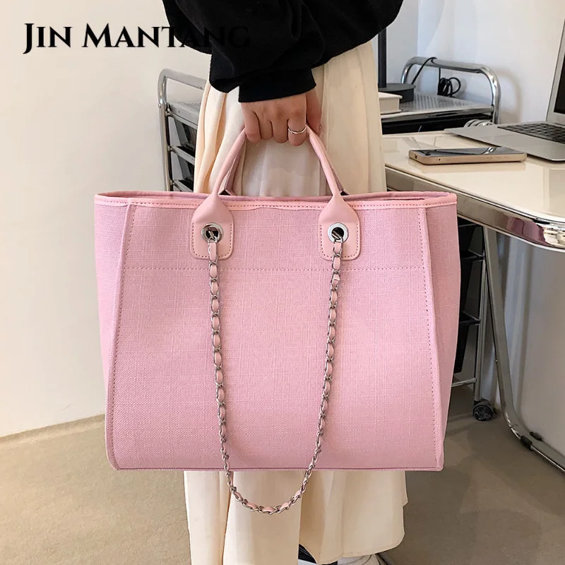 Casual Canvas Shoulder Bag for Women 2023 Tote Designer Female Bag New Trend Chain Messenger Leisure Handbags Bolsos
Casual Canvas Shoulder Bag for Women 2023 Tote Designer Female Bag New Trend Chain Messenger Leisure Handbags Bolsos