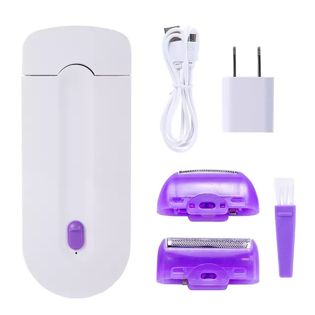 Painless Hair Removal Kit Laser Touch Epilator USB Rechargeable Women Body Face Leg Bikini Hand Shaver Hair Remover
Painless Hair Removal Kit Laser Touch Epilator USB Rechargeable Women Body Face Leg Bikini Hand Shaver Hair Remover