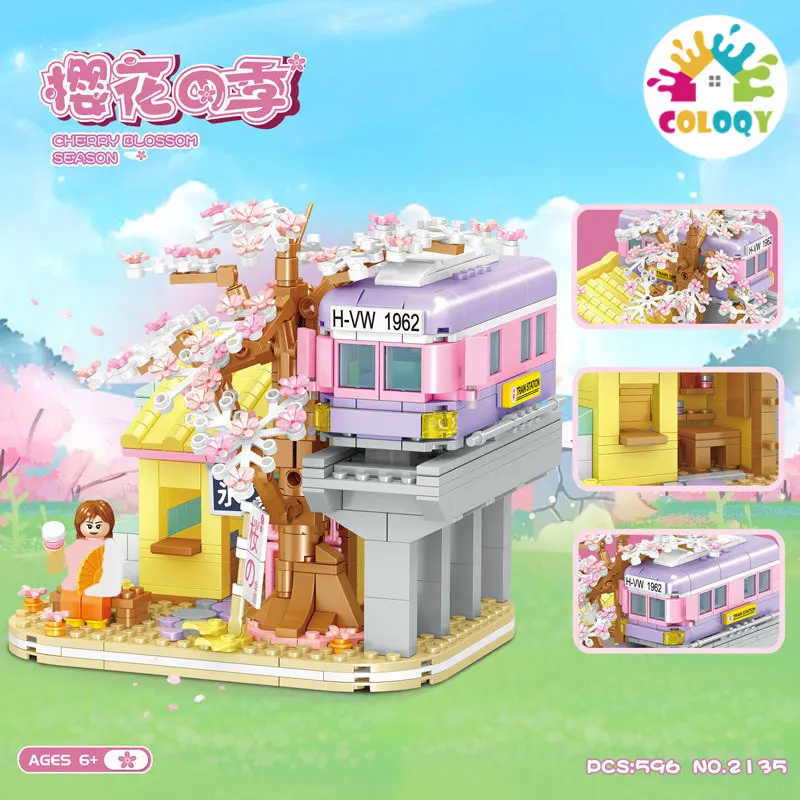 Children's Building Toys 2134-35 Mini Street View Sakura Season Wine House Girl Decoration Birthday Gift Wholesale Store
Children's Building Toys 2134-35 Mini Street View Sakura Season Wine House Girl Decoration Birthday Gift Wholesale Store
