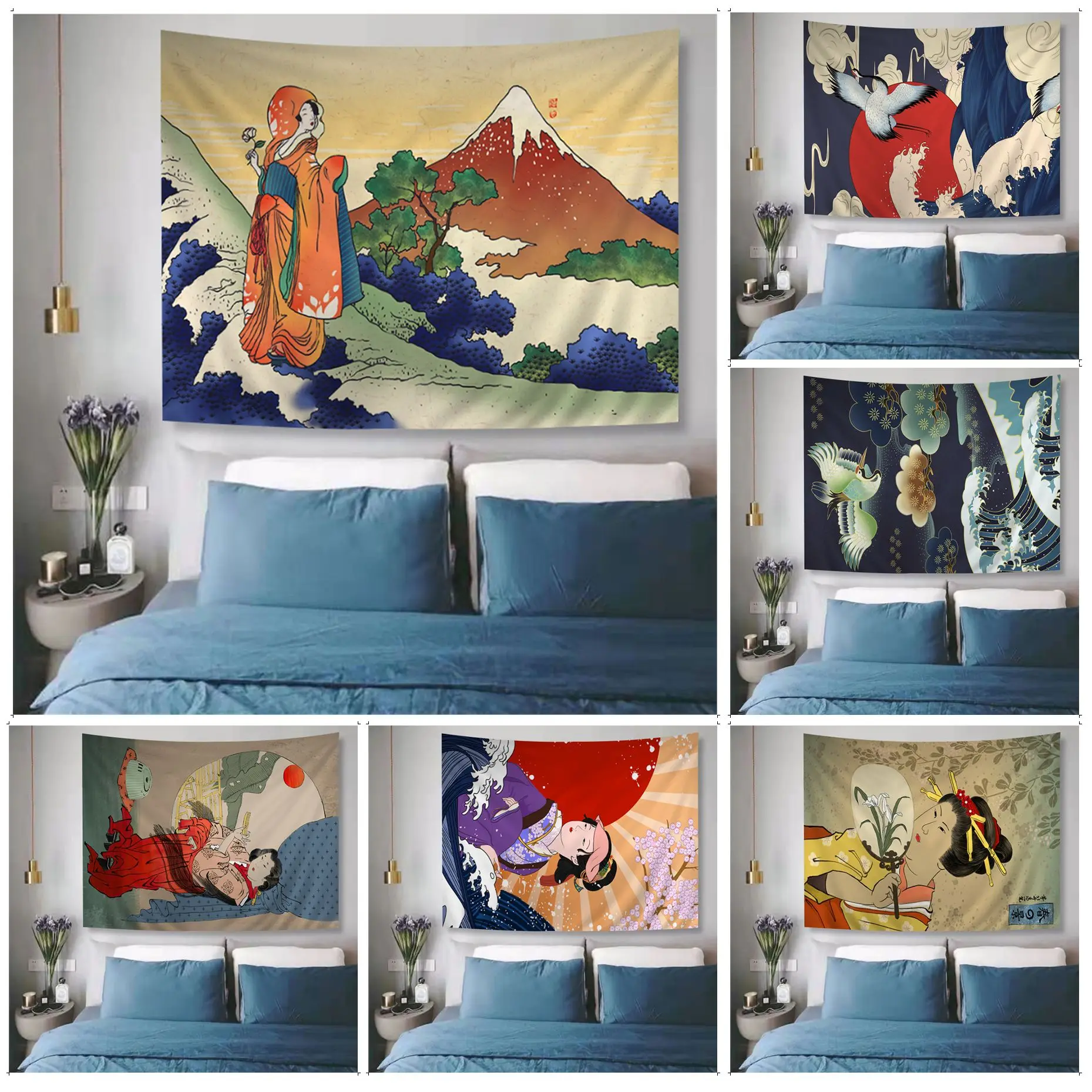 Japanese Style Art Japan Wall Tapestry Hippie Flower Wall Carpets Dorm Decor Home Decor
Japanese Style Art Japan Wall Tapestry Hippie Flower Wall Carpets Dorm Decor Home Decor