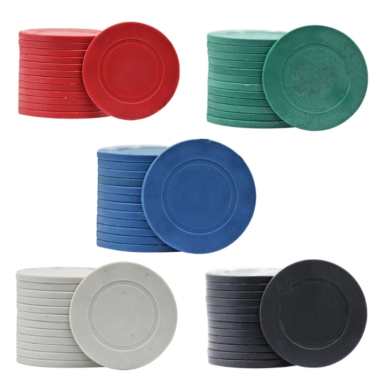 New 20pcs ABS Poker Chips Casino Baccarat Black Jack Chip Coins Poker Cards Game Mahjong Dice Chips No Face Value Blank Chip
New 20pcs ABS Poker Chips Casino Baccarat Black Jack Chip Coins Poker Cards Game Mahjong Dice Chips No Face Value Blank Chip