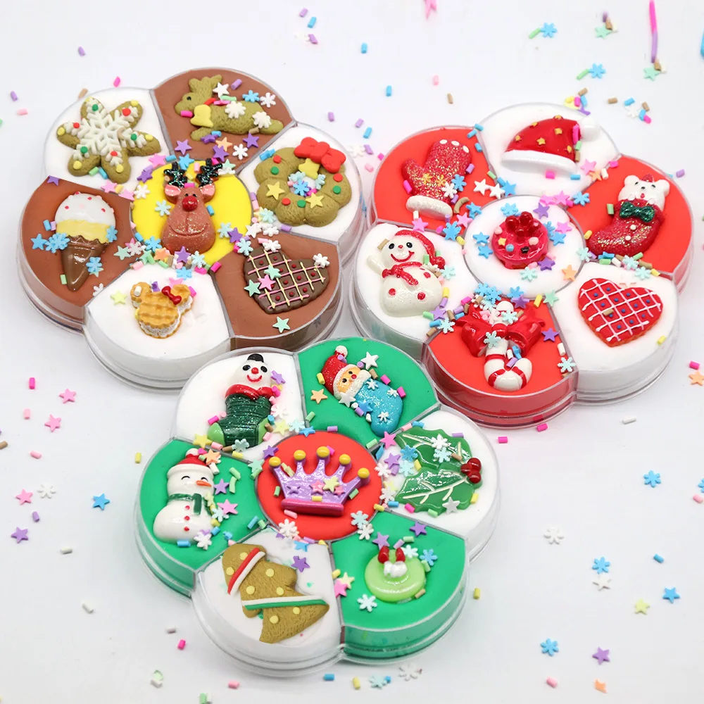 7Cells 100g Christmas Slime Christmas Tree Santa Claus Accessories Cotton Slime Color Mud Clay Plasticine Kids Toys Gift
7Cells 100g Christmas Slime Christmas Tree Santa Claus Accessories Cotton Slime Color Mud Clay Plasticine Kids Toys Gift