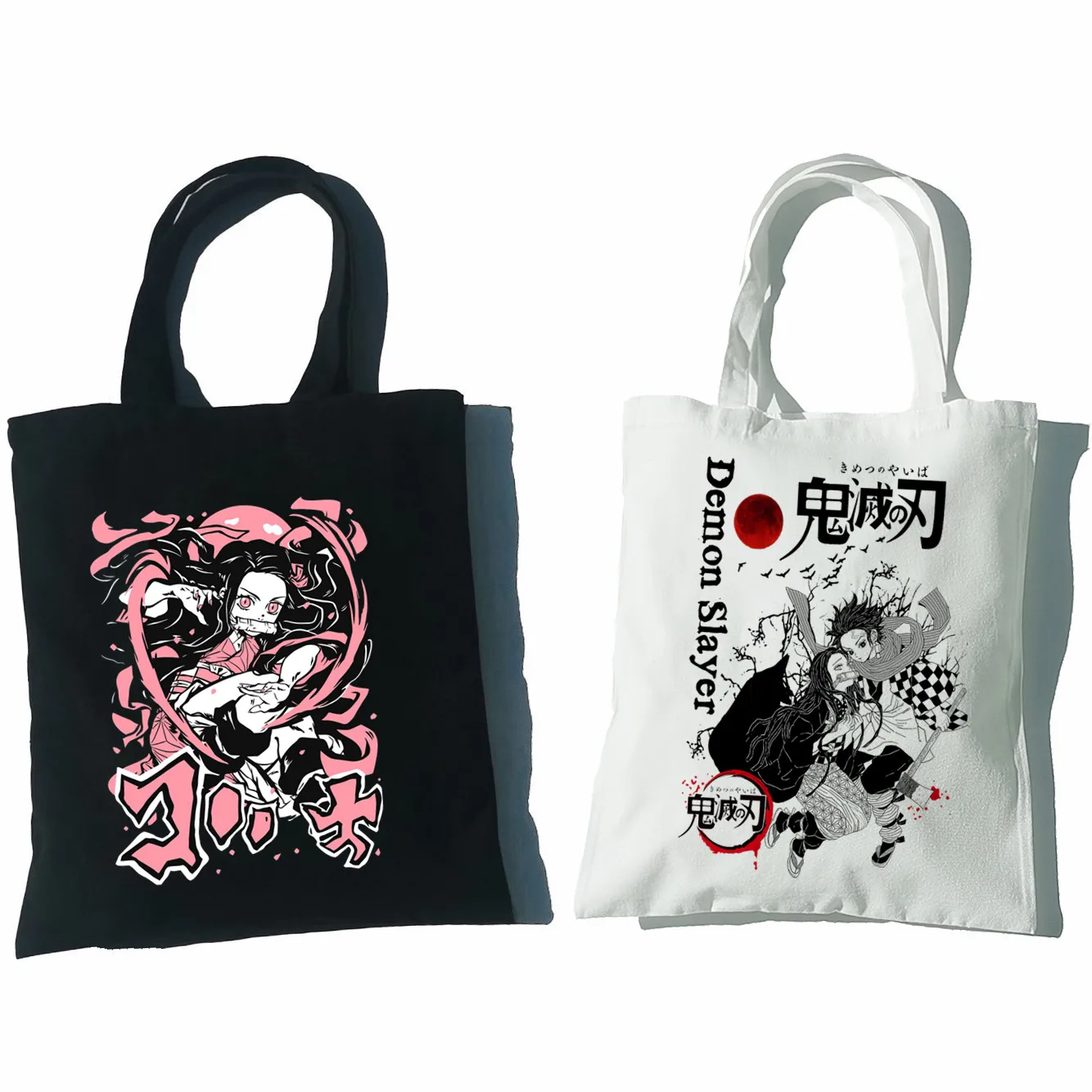 Nezuko Chibi Kimetsu no Yaiba Women Canvas Tote Shopping Bag Girl Demon Slayer Student Teacher Supplies Large Capacity Ins
Nezuko Chibi Kimetsu no Yaiba Women Canvas Tote Shopping Bag Girl Demon Slayer Student Teacher Supplies Large Capacity Ins