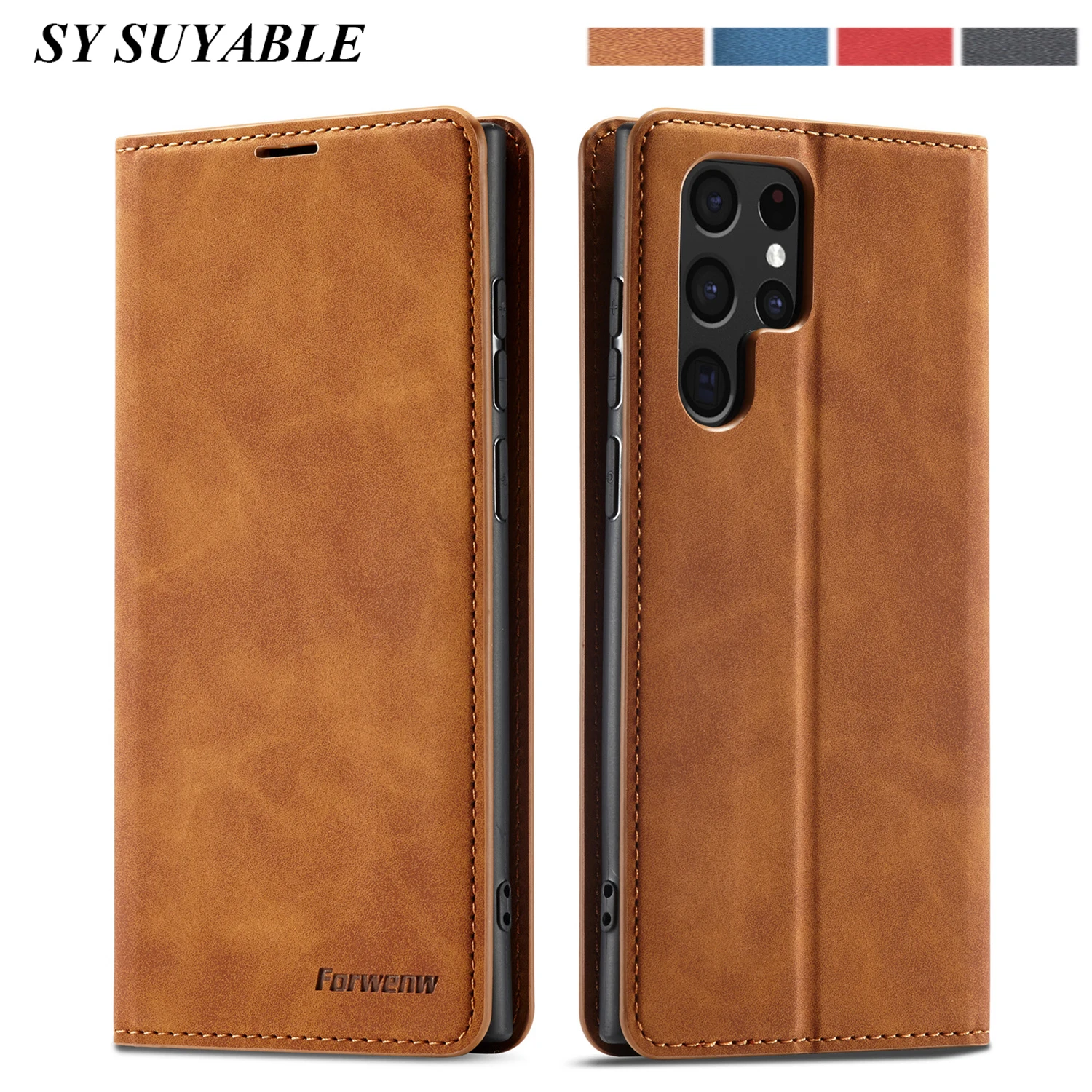 Magnetic Leather Case For Samsung Galaxy S22 S21 S20 FE S10 S9 S8 S7 Edge Plus Ultra Note 9 Flip Wallet Card Slots Phone Cover
Magnetic Leather Case For Samsung Galaxy S22 S21 S20 FE S10 S9 S8 S7 Edge Plus Ultra Note 9 Flip Wallet Card Slots Phone Cover
