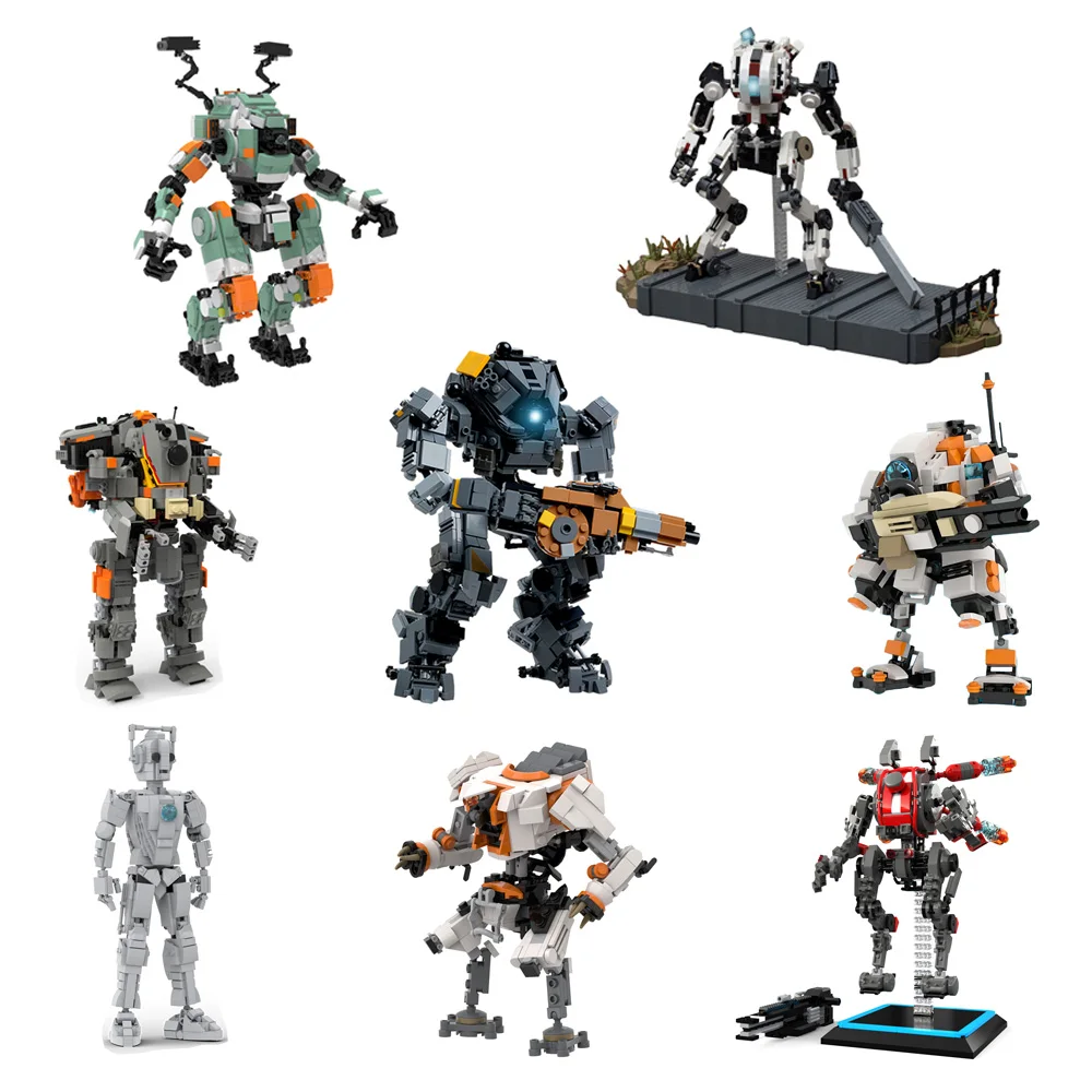 BuildMoc Titanfalls 2 Ion-class Titan Reaper Titan BT-7274 Building Block Model Set Mecha Robot Northstar Figure Brick Kid Toy
BuildMoc Titanfalls 2 Ion-class Titan Reaper Titan BT-7274 Building Block Model Set Mecha Robot Northstar Figure Brick Kid Toy