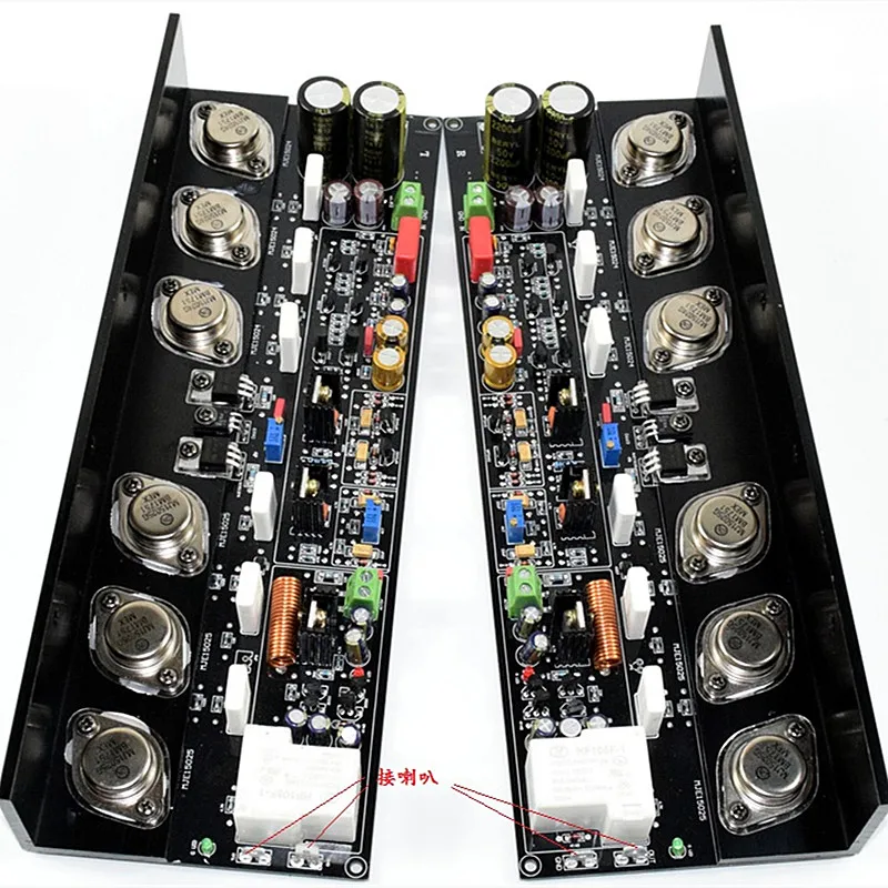 Ksa50 Amplifier Board Mj15024g / Mj15025g + Mje15034 / Mje15035 High Power Hifi Fever Pure After-class Class Ab 250w+250w 
Ksa50 Amplifier Board Mj15024g / Mj15025g + Mje15034 / Mje15035 High Power Hifi Fever Pure After-class Class Ab 250w+250w