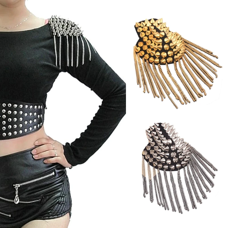 Fringed Shoulder Pads Epaulet Shoulder Boards Tassels Shoulder Pads Shoulder Jewelry Chain Punk Jewelry
Fringed Shoulder Pads Epaulet Shoulder Boards Tassels Shoulder Pads Shoulder Jewelry Chain Punk Jewelry