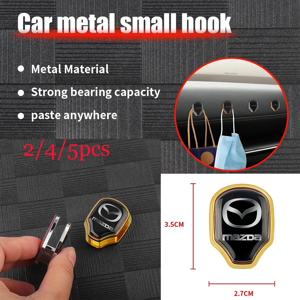 2/4/5PCS Metal Car Hooks Stickers Purses Bags Holder Organizer Decor Accessories For Mazda Axela Atenza CX-3 CX-5 CX-8 MS Demi
2/4/5PCS Metal Car Hooks Stickers Purses Bags Holder Organizer Decor Accessories For Mazda Axela Atenza CX-3 CX-5 CX-8 MS Demi