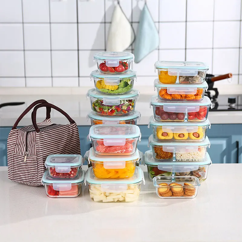 Glass Fresh-Keeping Box High Borosilicate Heat-Resistant Glass Lunch Box With Lid High Temperature Resistant Special Sealed Bowl
Glass Fresh-Keeping Box High Borosilicate Heat-Resistant Glass Lunch Box With Lid High Temperature Resistant Special Sealed Bowl