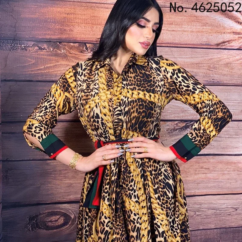 Long Sleeve Leopard Print Kaftan Muslim Dress Abaya Dubai Caftan Marocain Vestido Longo African Dresses For Women Djellaba Femme
Long Sleeve Leopard Print Kaftan Muslim Dress Abaya Dubai Caftan Marocain Vestido Longo African Dresses For Women Djellaba Femme