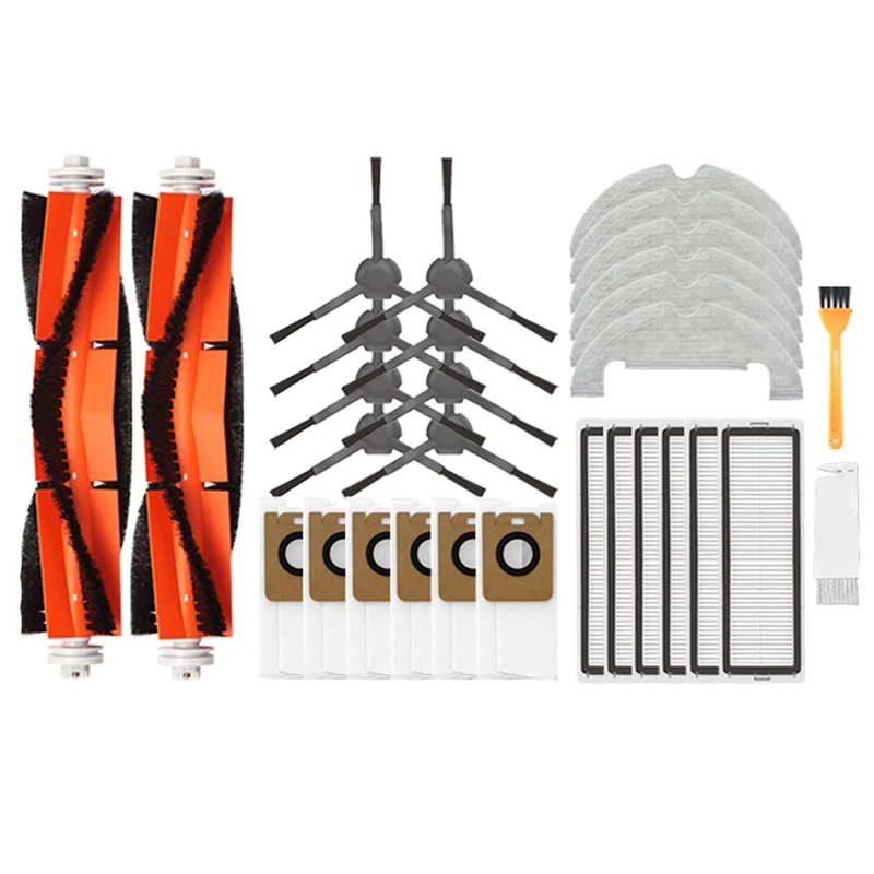For Dreame Bot Z10 Pro Vacuum Cleaner Accessories L10 Plus Main Side Brush Dust Bag HEPA Filters Replaceble Spare Parts
For Dreame Bot Z10 Pro Vacuum Cleaner Accessories L10 Plus Main Side Brush Dust Bag HEPA Filters Replaceble Spare Parts