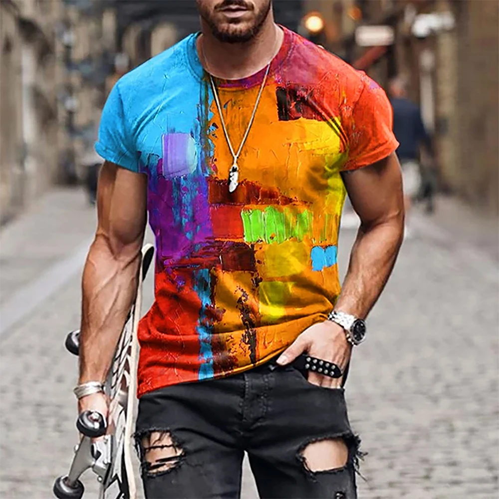 2022 Summer Short-sleeved Men's Street Fashion Top 3D Printing Pattern Plus Size Hip-hop Style Short-sleeved T-shirt Tops
2022 Summer Short-sleeved Men's Street Fashion Top 3D Printing Pattern Plus Size Hip-hop Style Short-sleeved T-shirt Tops