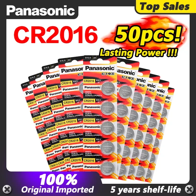 2023New 50 PCS CR 2016 Cr2016 Button Battery BR2016 DL2016 LM2016 KCR2016 ECR2016 3v Button Cell Coin Lithium Batteries For Watc
2023New 50 PCS CR 2016 Cr2016 Button Battery BR2016 DL2016 LM2016 KCR2016 ECR2016 3v Button Cell Coin Lithium Batteries For Watc