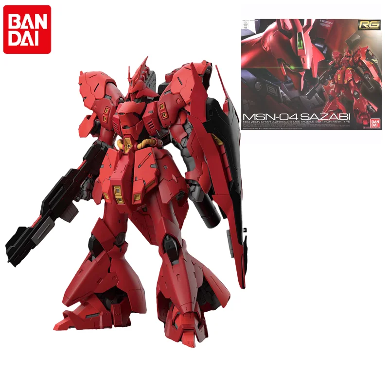 Original Bandai Gundam Anime Figure RG 29 1/144 MSN-04 SAZABI Assembly Model Anime Action Figures Toys for Children 14cm PVC
Original Bandai Gundam Anime Figure RG 29 1/144 MSN-04 SAZABI Assembly Model Anime Action Figures Toys for Children 14cm PVC