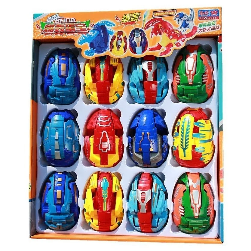 12pc/box Anime Fidget Toys Dinosaur Eggs Deformation Robot Toys Automatic Transform Kids Educational Kids Boys Chlidren Gift T1
12pc/box Anime Fidget Toys Dinosaur Eggs Deformation Robot Toys Automatic Transform Kids Educational Kids Boys Chlidren Gift T1