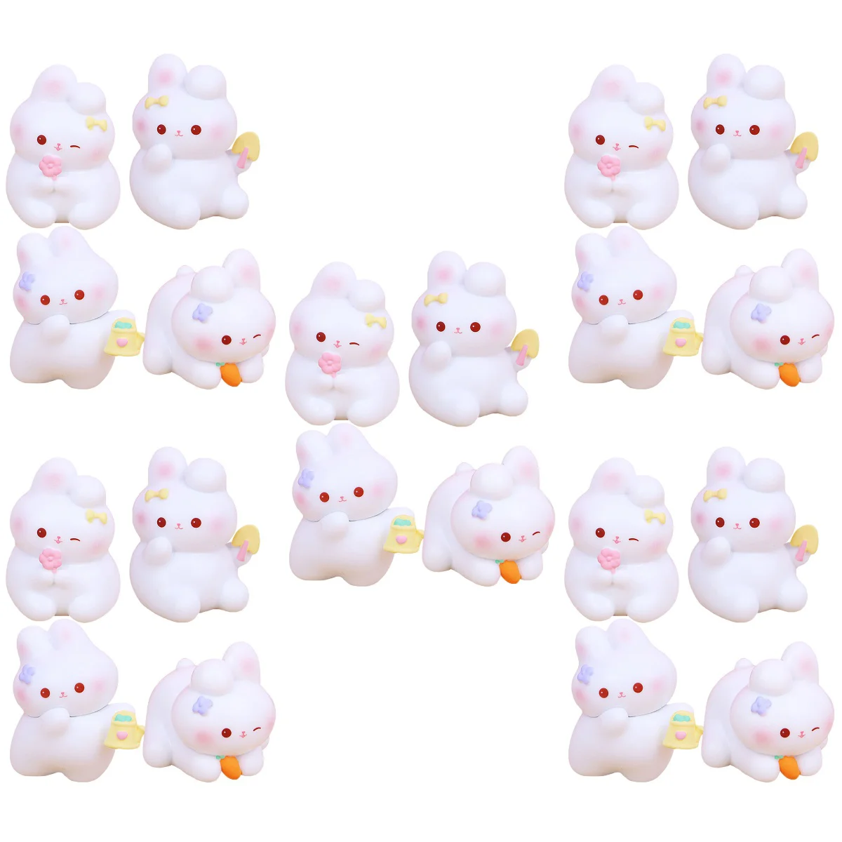 20 pcs Miniature Rabbit Figurine Decoration Car Decorative DIY Rabbit Figurine Decors
20 pcs Miniature Rabbit Figurine Decoration Car Decorative DIY Rabbit Figurine Decors