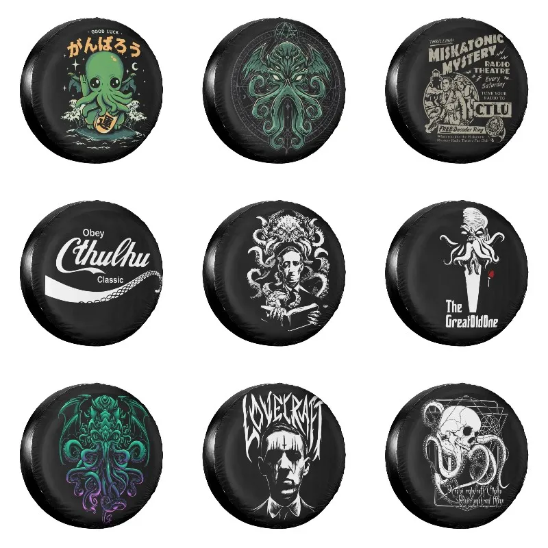 Funny Kaiju Cthulhu Spare Tire Cover for Jeep Pajero Kawaii Japanese Monster Octopus Car Wheel Covers 14" 15" 16" 17" Inch 
Funny Kaiju Cthulhu Spare Tire Cover for Jeep Pajero Kawaii Japanese Monster Octopus Car Wheel Covers 14" 15" 16" 17" Inch