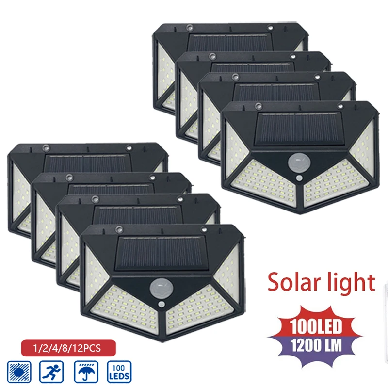 Outdoor Waterproof Solar Light 100led Garden Courtyard Wall Light Lighting Motion Sensor Wall Light Street Light Powerful Solar.
Outdoor Waterproof Solar Light 100led Garden Courtyard Wall Light Lighting Motion Sensor Wall Light Street Light Powerful Solar.