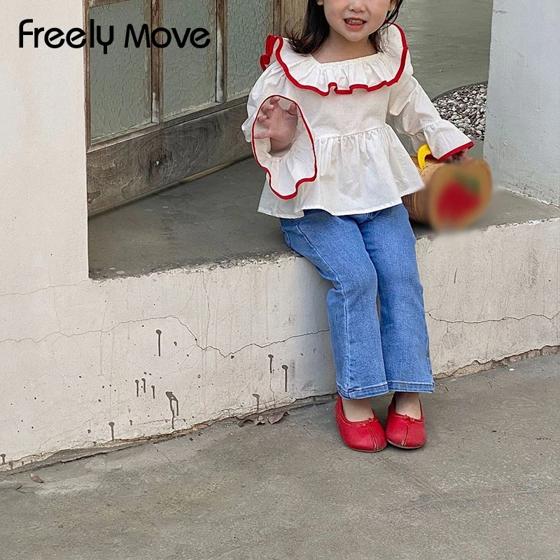 Freely Move Streetwear Elastic Waist Girls Fashion Jeans Kid Children Close Pants Female Casual Jean Femme Denim Trousers
Freely Move Streetwear Elastic Waist Girls Fashion Jeans Kid Children Close Pants Female Casual Jean Femme Denim Trousers