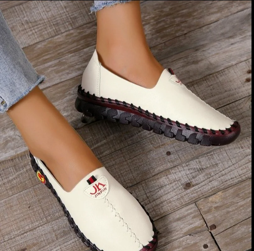 Soft-soled Women's Single Shoes Women Retro Comfortable Flat Casual Shoes Women's Outdoor Lace-up Non-slip Loafers 43 Sneakers
Soft-soled Women's Single Shoes Women Retro Comfortable Flat Casual Shoes Women's Outdoor Lace-up Non-slip Loafers 43 Sneakers