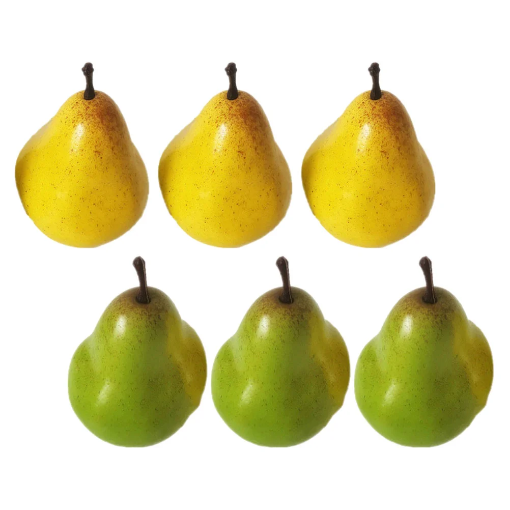 6 Pcs Artificiales Decorativas Realistic Pear Lifelike Pears Models Mini Toy Photography Fruit Props Miniture Decoration
6 Pcs Artificiales Decorativas Realistic Pear Lifelike Pears Models Mini Toy Photography Fruit Props Miniture Decoration