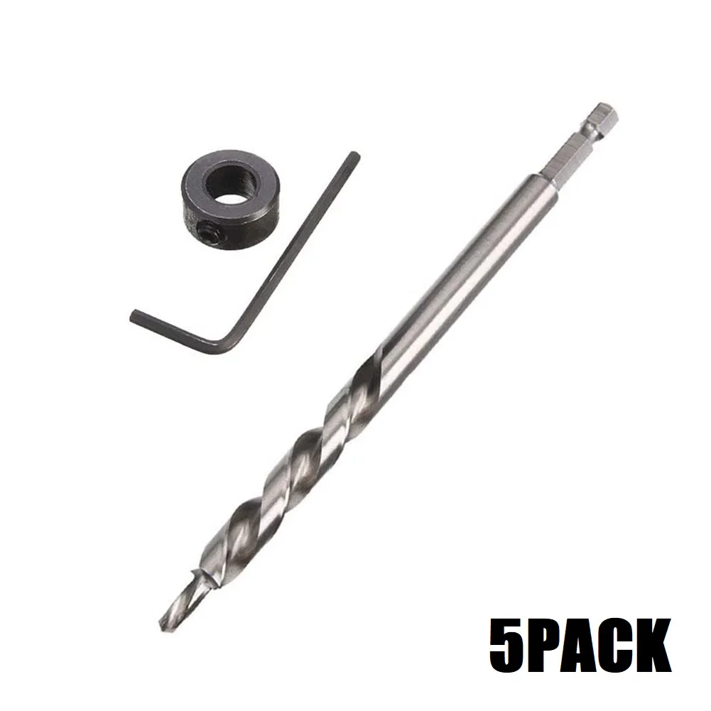 Limit Ring Drill Bit For Pocket Hole Guides Diameter 9mm Drill Bit Hex Shank Pocket Hole Step Drill Bit Silver
Limit Ring Drill Bit For Pocket Hole Guides Diameter 9mm Drill Bit Hex Shank Pocket Hole Step Drill Bit Silver