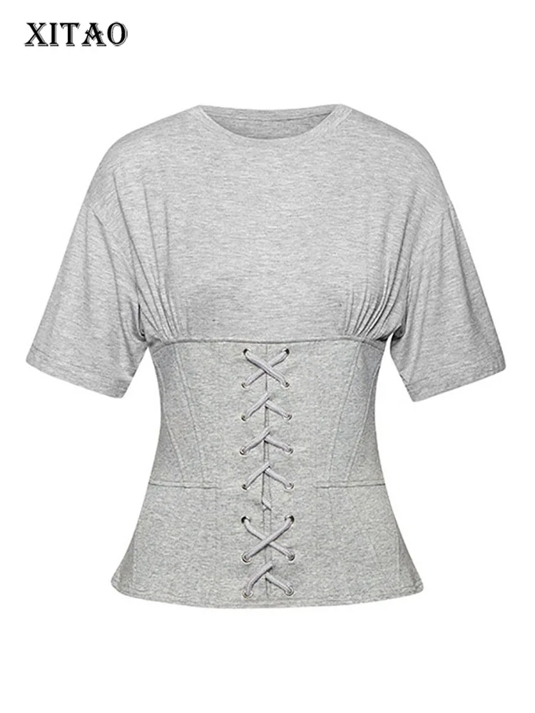XITAO Sheath T Shirt Fashion Pullover Pleated Solid Color Goddess Fan Casual Style 2022 Spring Short Sleeve Tee Top WMD4748
XITAO Sheath T Shirt Fashion Pullover Pleated Solid Color Goddess Fan Casual Style 2022 Spring Short Sleeve Tee Top WMD4748
