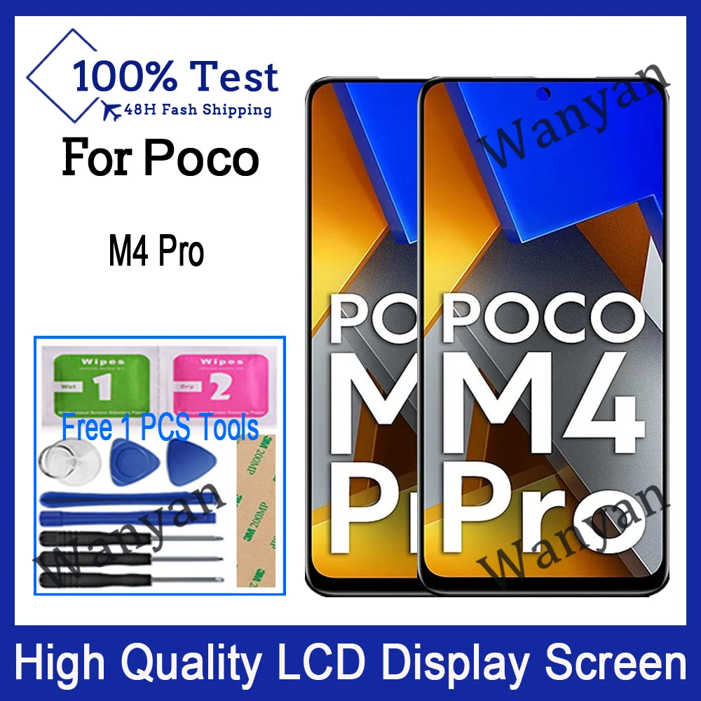 Original For Poco M4 Pro MZB0B5VIN 2201117PI 2201117PG LCD Display Touch Screen Digitizer Replacement Parts
Original For Poco M4 Pro MZB0B5VIN 2201117PI 2201117PG LCD Display Touch Screen Digitizer Replacement Parts