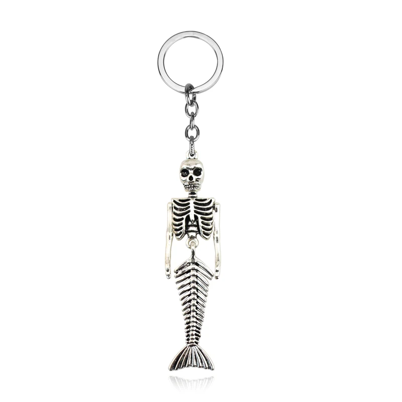 2022 Fashion 1pcs Antique Sliver Color Mermaid Skeleton Key Chains Skull Key Ring For Gift For Men Woman Halloween Gifts
2022 Fashion 1pcs Antique Sliver Color Mermaid Skeleton Key Chains Skull Key Ring For Gift For Men Woman Halloween Gifts