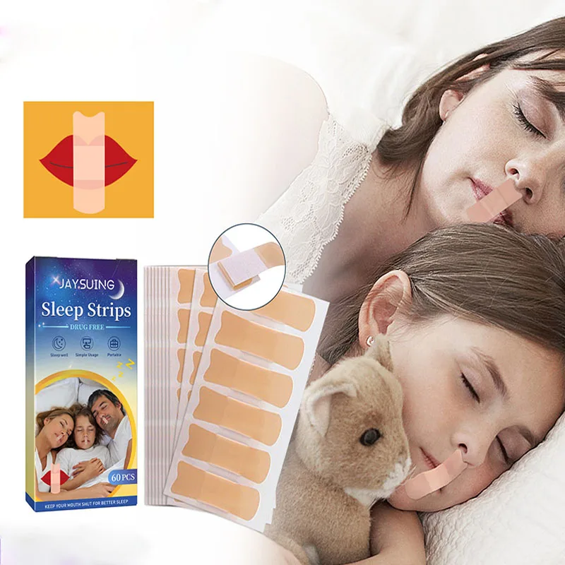 60Pcs Sleeping Mouth Tape Anti Snore Pad Health Care Sleeping Nasal Sticker Better Breathing Nasal Strips Snoring Aid Device 
60Pcs Sleeping Mouth Tape Anti Snore Pad Health Care Sleeping Nasal Sticker Better Breathing Nasal Strips Snoring Aid Device