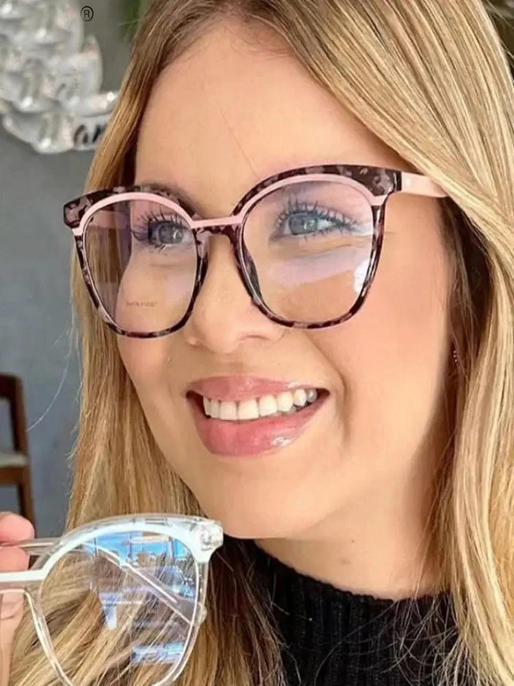 Модные пластиковые титановые голубые защитные очки, женские квадратные леопардовые очки с большой оправой, компьютерные очки
Модные пластиковые титановые голубые защитные очки, женские квадратные леопардовые очки с большой оправой, компьютерные очки