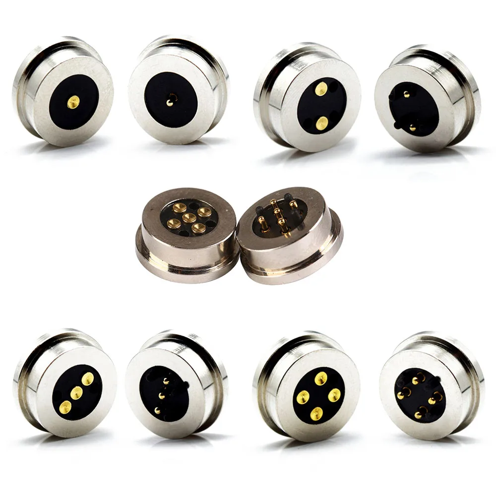 1Pair 1/2/3/4/5Pin Spring-Loaded Magnetic Pogo Pin Connector Male and Female DC Power Charge Probe Magnet Charging Connector
1Pair 1/2/3/4/5Pin Spring-Loaded Magnetic Pogo Pin Connector Male and Female DC Power Charge Probe Magnet Charging Connector