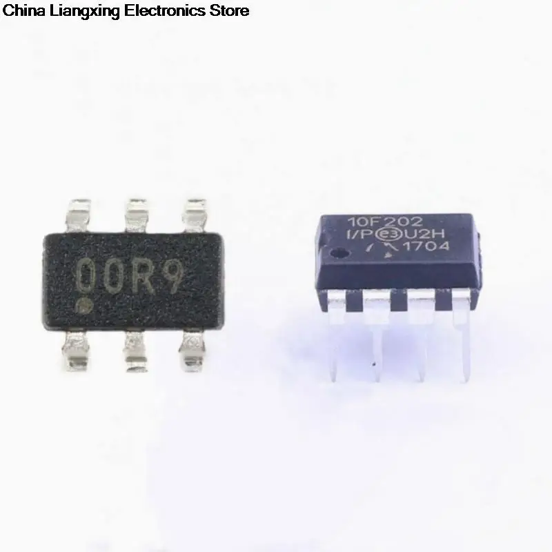 10Pcs 100% new PIC10F200T-I/OT 00** PIC10F202T-I/OT 02** PIC10F204T-I/OT 04** SOT-23-6 PIC10F202-I/P 10F202 DIP8 chips ic
10Pcs 100% new PIC10F200T-I/OT 00** PIC10F202T-I/OT 02** PIC10F204T-I/OT 04** SOT-23-6 PIC10F202-I/P 10F202 DIP8 chips ic