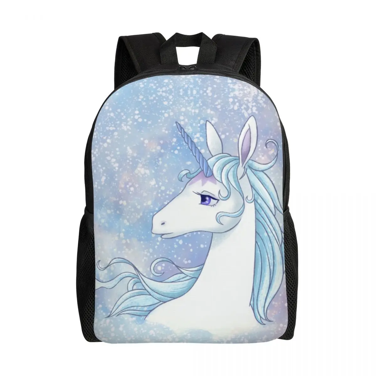 

The Last Unicorn 3D Print Backpack for Girls Boys Fantasy Movie College School Travel Bags Women Men Bookbag Fits 15 Inch Laptop