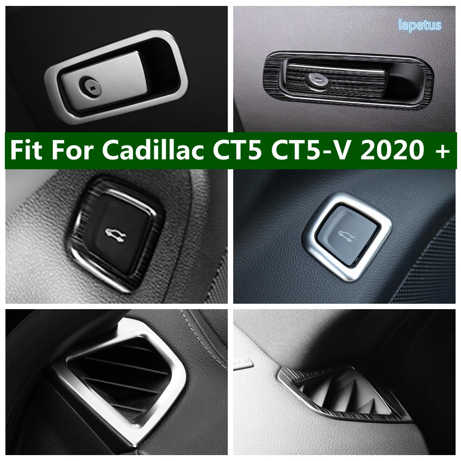 Car Refit Garnish Accessories Fit For Cadillac CT5 CT5-V 2020 - 2022 Rear Trunk Door Control Button / AC Vent Outlet Cover Trim
Car Refit Garnish Accessories Fit For Cadillac CT5 CT5-V 2020 - 2022 Rear Trunk Door Control Button / AC Vent Outlet Cover Trim