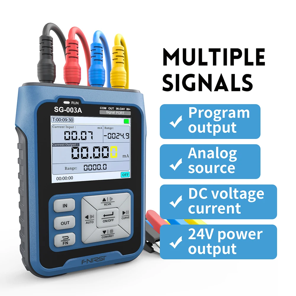 SG-003A 4-20mA Signal Generator 0-10V Adjustable Current Voltage Simulator With LCD Display Sources Transmitter Calibrator
SG-003A 4-20mA Signal Generator 0-10V Adjustable Current Voltage Simulator With LCD Display Sources Transmitter Calibrator