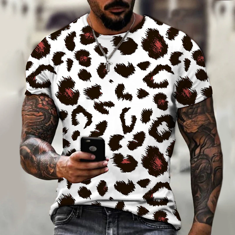 Men Clothing Luxury Designer T Shirt Man 3d White Snow Leopard Leopard Printing T-shirt Shirt Harajuku Oversized Shirts Tshirts
Men Clothing Luxury Designer T Shirt Man 3d White Snow Leopard Leopard Printing T-shirt Shirt Harajuku Oversized Shirts Tshirts