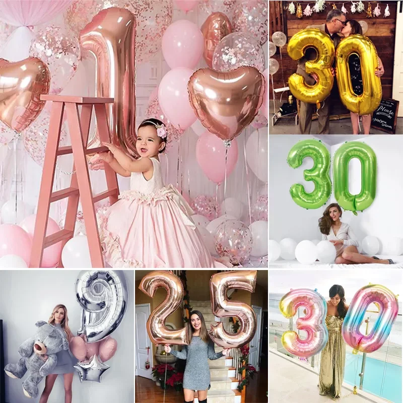 big Number Foil Balloon Rose Gold Silver Digital balloons Birthday Party Decoration Baby Shower Large Air Globos
big Number Foil Balloon Rose Gold Silver Digital balloons Birthday Party Decoration Baby Shower Large Air Globos