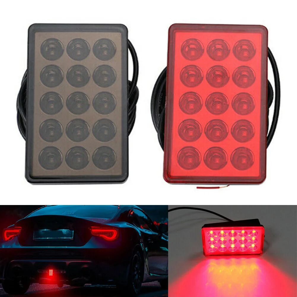 LED 3rd Brake Light Hot Sale F1 Style 15 LED Rear 3rd Third Strobe Flashing Tail Brake Stop Light Universal Car Signal Lights
LED 3rd Brake Light Hot Sale F1 Style 15 LED Rear 3rd Third Strobe Flashing Tail Brake Stop Light Universal Car Signal Lights
