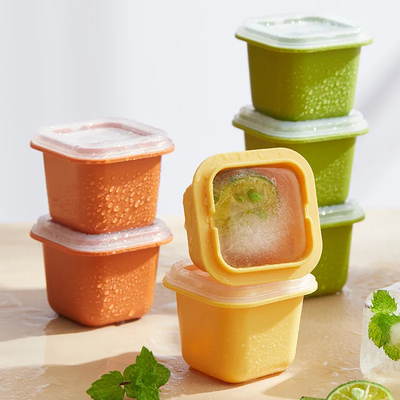 Silicone Ice Compartment Lemon Passion Fruit Dispenser Box Food Grade Kumquat Honey Grapefruit Tea Frozen In Airtight Jars
Silicone Ice Compartment Lemon Passion Fruit Dispenser Box Food Grade Kumquat Honey Grapefruit Tea Frozen In Airtight Jars