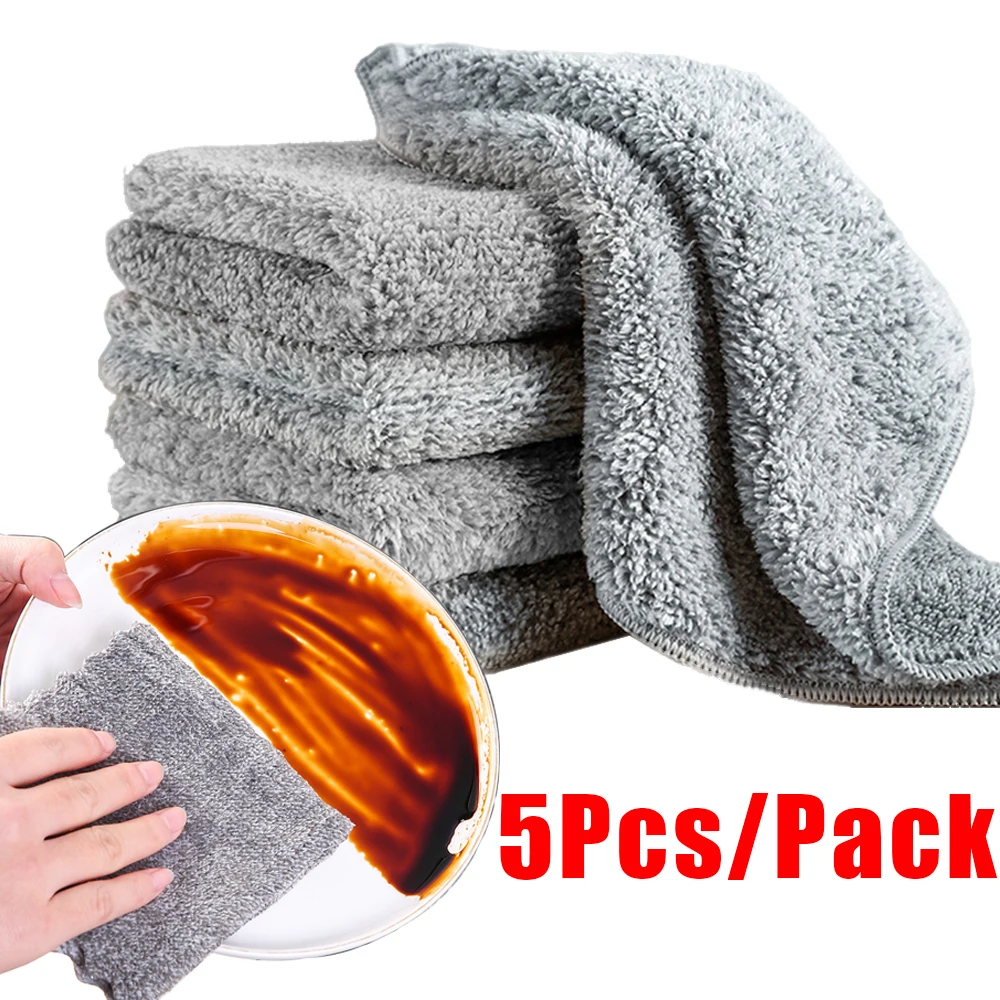 Microfiber Cleaning Cloth Absorbent Kitchen Dish Cloth Non-stick Oil Wipping Rags Household Bathroom Cleaning Cloths Towel
Microfiber Cleaning Cloth Absorbent Kitchen Dish Cloth Non-stick Oil Wipping Rags Household Bathroom Cleaning Cloths Towel