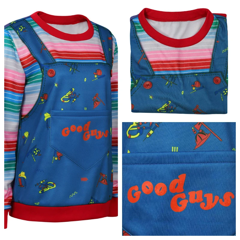 Chucky Hoodies Coat Cosplay Costume Adult Women Ladies Outfits Halloween Carnival Party Suit
Chucky Hoodies Coat Cosplay Costume Adult Women Ladies Outfits Halloween Carnival Party Suit