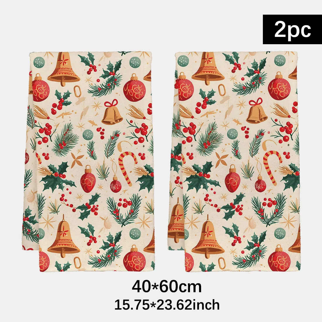 Рождественские полотенца из полиэстера 2 шт.
Рождественские полотенца из полиэстера 2 шт.