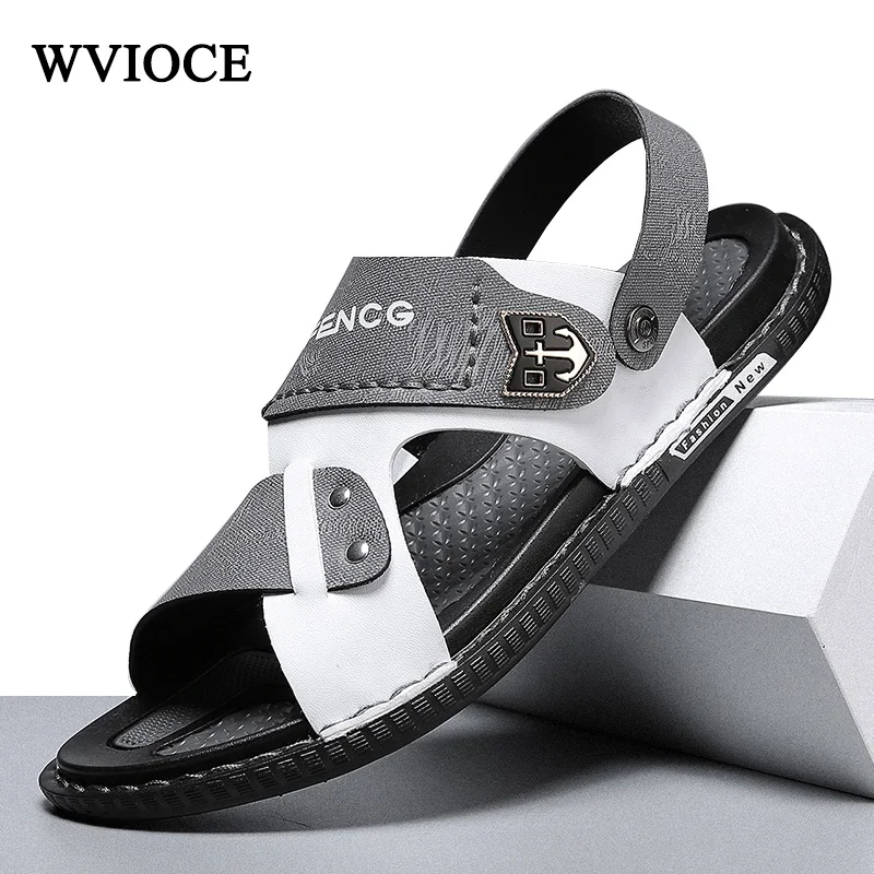 WVIOCE Men Sandals Summer Fashion Male Shoes Microfiber Leather Comfortable Men's Sandals High Quality Driving Shoes
WVIOCE Men Sandals Summer Fashion Male Shoes Microfiber Leather Comfortable Men's Sandals High Quality Driving Shoes